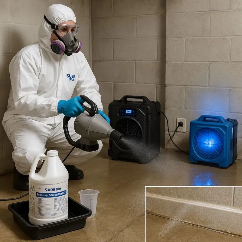 Sanitization and Odor Removal process in Naperville, IL